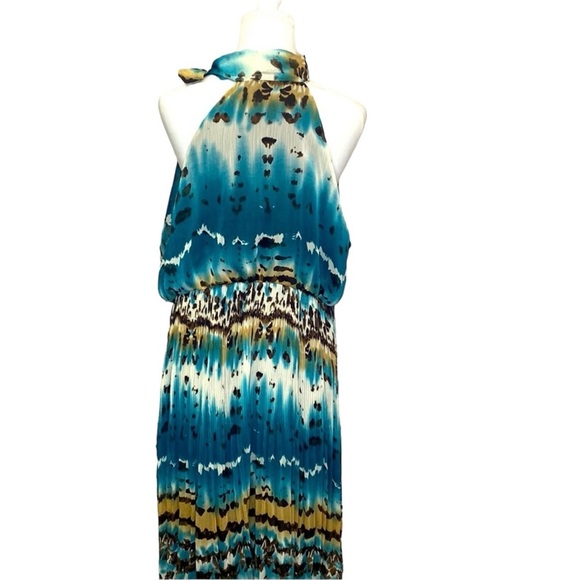 Ashley Stewart Halter Tie Pleated Dress - Picture 4 of 5